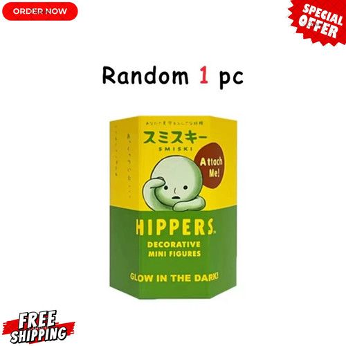 Smiski Hippers Decorative Glow in The Dark Series Mini Figures Random Blind Box