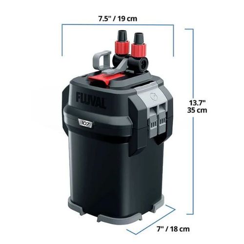 Fluval 107 207 307 407 FX External Power Filter Include Media Aquarium Fish Tank — image 6