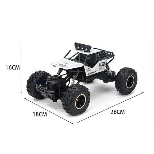 Large Remote Control RC Cars Big Monster Truck 4WD Rock Crawler Kid Toy Electric