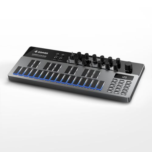 Donner B1 Analog Bass Rhythm Synthesizer Sequencer Drum Machine 128Patterns MIDI — image 8
