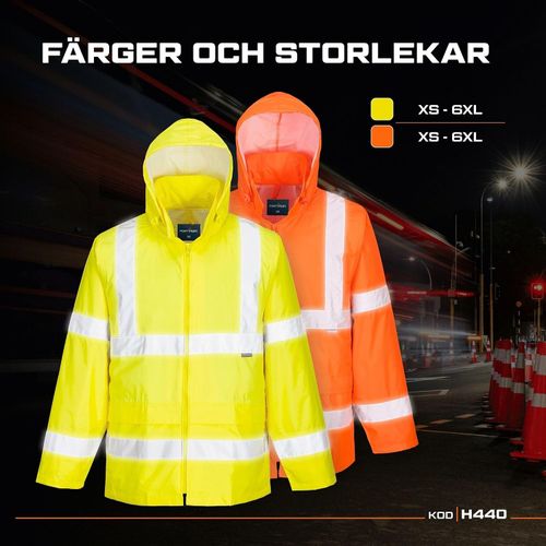 Portwest H440 High-Vis Rain Jacket, 1 Piece — image 7