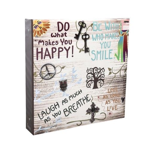 Large inspirational Slogans Ring binder Photo Album for 500 Photos 4x6'-DH500