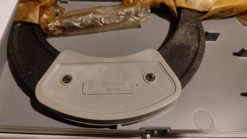 Vintage USSR Micrometer MK 100-125mm (0.01mm) - New Old Stock NOS — image 2