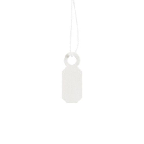 1000x Quality White Strung Price Ticket Tags Labels Retail Clothing Gift Tags