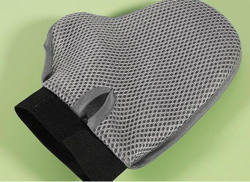 Grooming Glove Deshedding Mitt Pet Bath Gloves Comb Hair Removal Massage Tool — image 5
