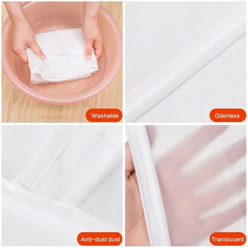10-20x Zip Up Hanging Suit Dress Coat Travel Bag Clothe Cover Storage Travel Bag — image 9