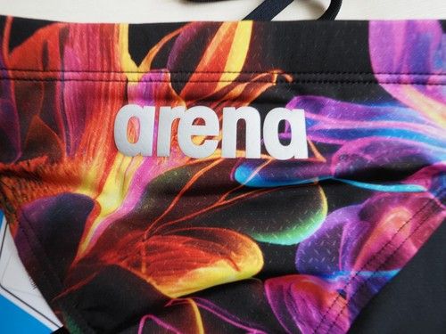 Arena Japan Limited FINA Approved Floral Pattern Swim Brief L Size Rare Model