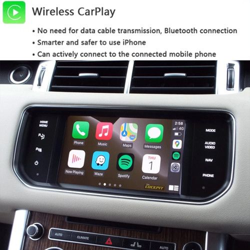 Land Rover Range Rover Sport 2013–2016 Wireless CarPlay Android Auto Kit Bosch