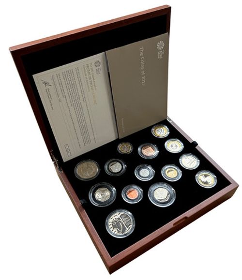 2017 ROYAL MINT UNITED KINGDOM PROOF COIN SET - PREMIUM COIN COLLECTION