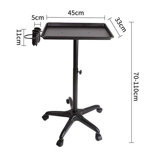 Salon Spa Instrument Tray Beauty Tattoo Rolling Trolley Cart Work Station Wheels — image 8