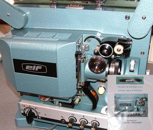ELF EIKI 16mm PROJECTOR QUALITY DRIVE PULLEY BELT SET - 4 BELTS MODEL  RT RM NT