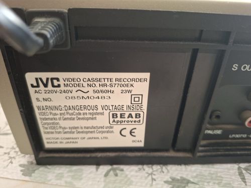 JVC HR-S7700 Ek VCR Super VHS Video Cassette Recorder S-VHS with Remote Control — image 8