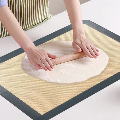 Set of 4 Silicone Non Stick Baking Mat Sheet Tray Oven Liner Rolling Cake Mat — image 6