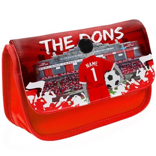 Football Pencil Case Boys School Childrens Kids Game Bag Personalised ALL TEAMS