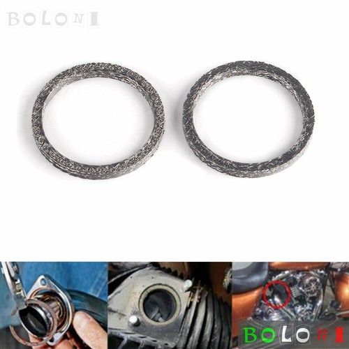 For Harley Twin Cam Big Twin Sportster Dyna Softail Touring Exhaust Gaskets 2Pcs