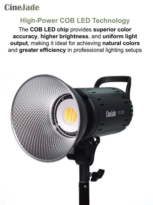 Cinejade VLC-120W Bi-Colour COB Studio LED Video Light, Godox equivalent — image 4