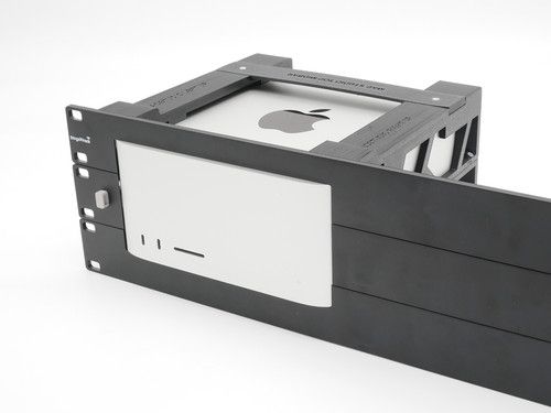 Rack mount for apple mac studio with remote on/off button - 2.nd device options