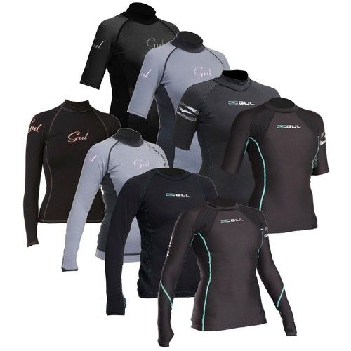 Gul Ladies Evotherm Thermal Wetsuit Rash Vest Base Layer UV+ Guard Swim SUP 