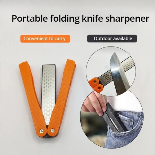 Double-Sided Folding Diamond Sharpening Sharpener File Stone Quick Easy No Oil — image 2