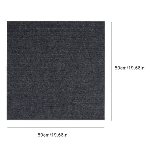 50x50cm Self Adhesive Area Carpet Tiles Peel and Stick Floor Plank Mat Non-Slip — image 1