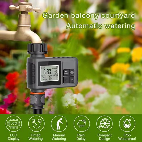 Automatic Water Timer Irrigation Watering System Sprinkler Garden Programmer Set — image 4