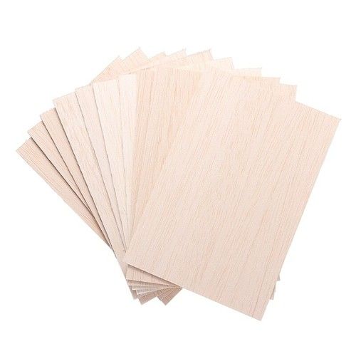 5pcs/Set Wooden Plate Model Balsa Wood for DIY House Ship Aircraft Toys