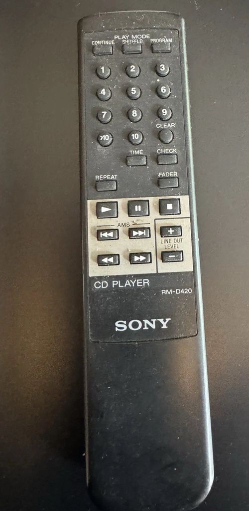 Sony Amplifier F410R with Remote - Sony CDP-XE330 Sony 141 ES Matching Speakers  — image 5