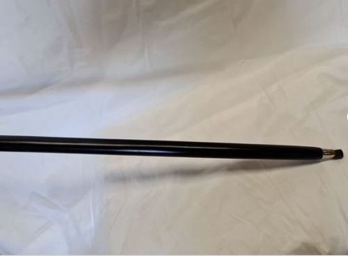 Victorian style Skull handle wooden walking stick Solid Brass (NICKLE PLATED) — image 3
