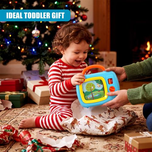 My First TV Baby Musical Television Colourful Toy Safari Animals Lullaby Play — image 9