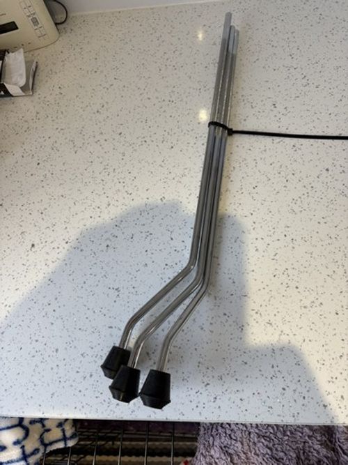 3 Floor Tom Legs 20" x 10mm. New Old Stock. Opened but never used. 