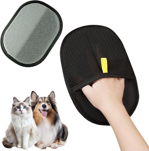 Pet Hair Removal Glove Magic Brush Dog Cat Grooming Electrostatic lint Remover — image 2
