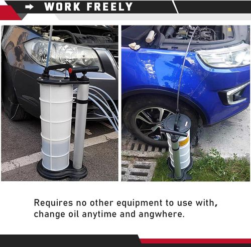 9L Engine Oil Brake Fluid Extractor Removal Transfer Vacuum Suction Hand Pump — image 6