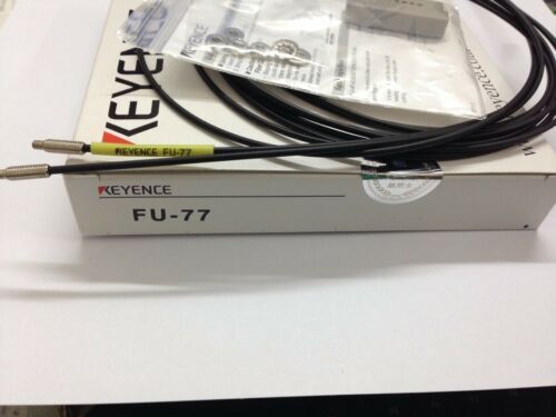KEYENCE FU-77 Fiber Optic Sensor New ⊕IK — image 3