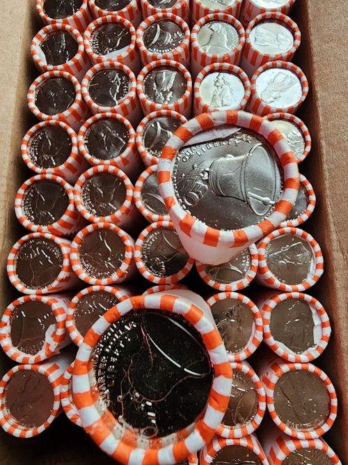 2026 D DECLARATION of INDEPENDENCE Quarter BU Roll (1)  OBW From Seal Box — image 1
