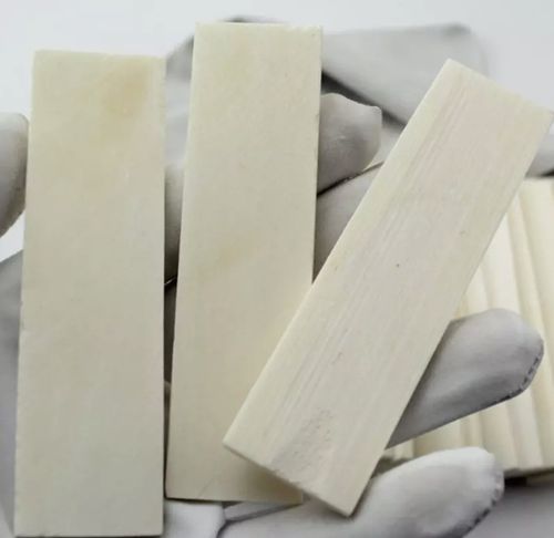 4PCS Bovine Bone Knife Handle Scales Slabs DIY Making Material 90X30X5MM — image 3