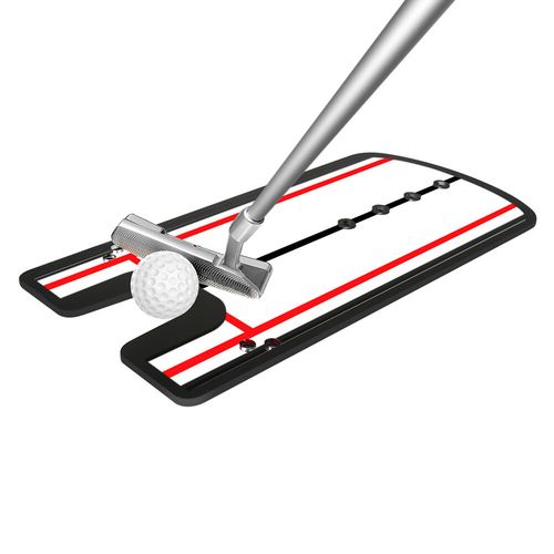 Golf Putting Alignment Mirror Practice Swing Training Aid Trainer Eye Line Tool — image 8