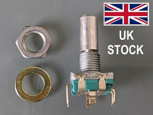 Rotary Shaft Encoder EC11 style, with push switch, UK stock
