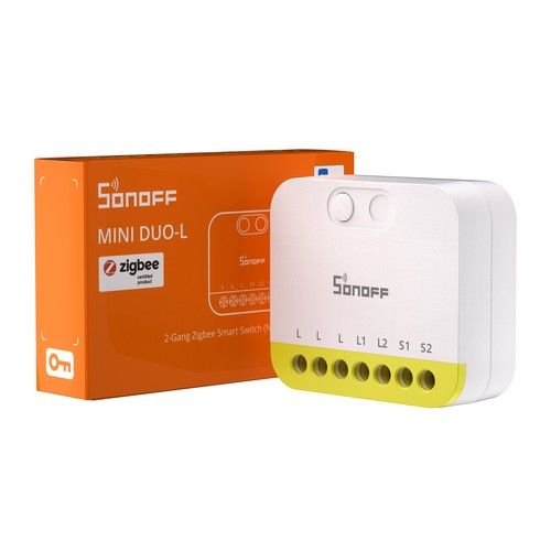 SONOFF Zigbee Smart Switch 2 Gang No Neutral Home Assistant Relay App Control UK