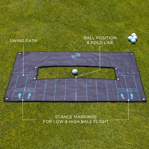 Golf Swing Ball Training Aid Me And My Golf Practice Striker Alignment Towel — image 6