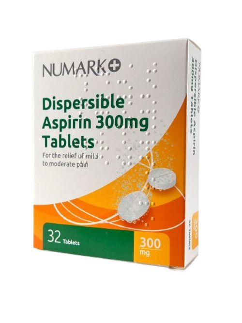 Numark Aspirin 300mg Pain Relief Tablets - 32 - (MAX 1 PER ORDER) — image 1