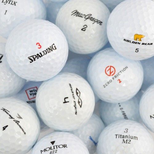 Mixed Brand Golf Balls Grade A Mixed Distance Value Lake Balls 12-100 Ball Pack