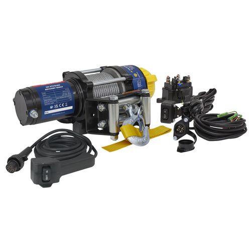 Sealey ATV/Quad Recovery Winch 1135kg Line Pull 12V Winches Electric DIY Tools — image 6