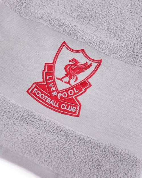 Liverpool FC Official 3 Pack Retro Crest Grey Towel Set LFC Gift — image 4