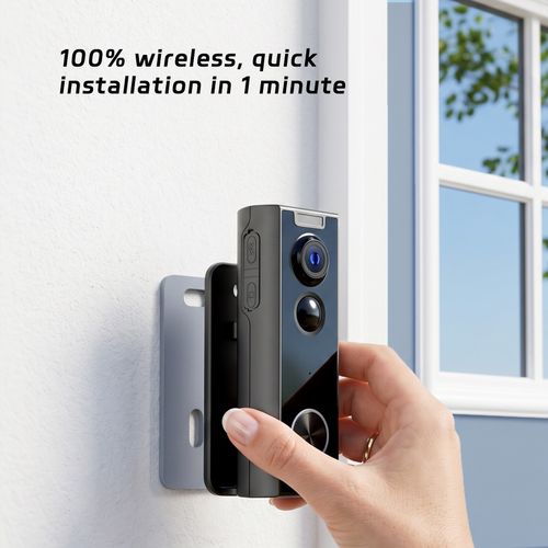 ieGeek 2K Doorbell Camera Wireless No Subscription- Video Doorbell with Chime，UK — image 2