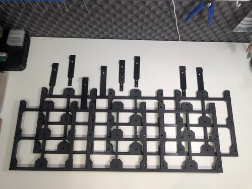 milwaukee packout wall mount plate, 3D Printed