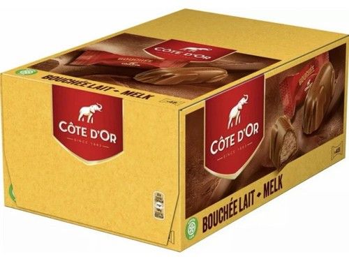 Cote D'or Bouchees Milk LaitMelk Chocolates 25g Each Pack of 8x6(48).DATE:1/2027