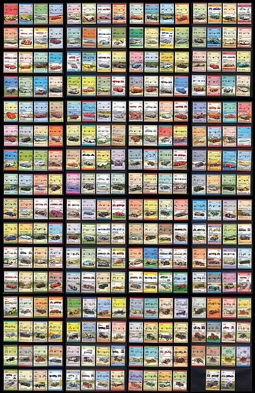 500 DIFFERENT CARS Auto 100 Leaders of the World MNH Mint Car Stamp Collection