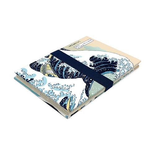 Hokusai Great Wave off Kanagawa Goshuincho Washi Notebook Japanese Stamp Book — image 5