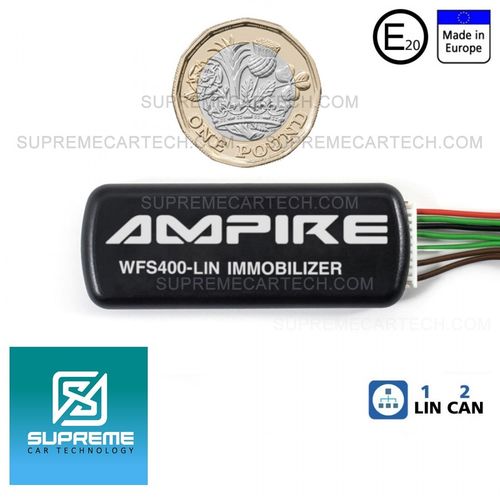 AMPIRE WFS 400 CANBUS PIN CODE IMMOBILISER NO PIN NO START not ghost Car Theft — image 1