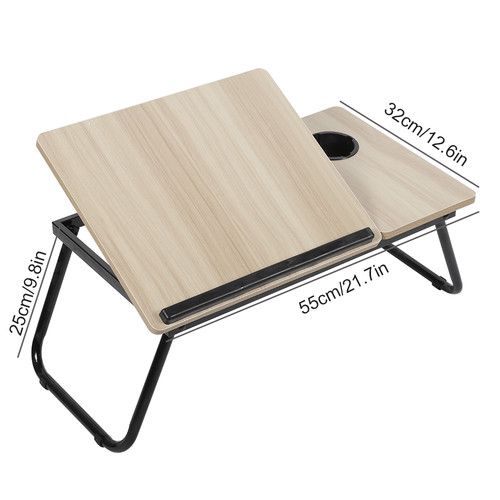 Folding Laptop Table Stand Bed Tray Sofa Lap Portable Computer Desk Breakfast UK